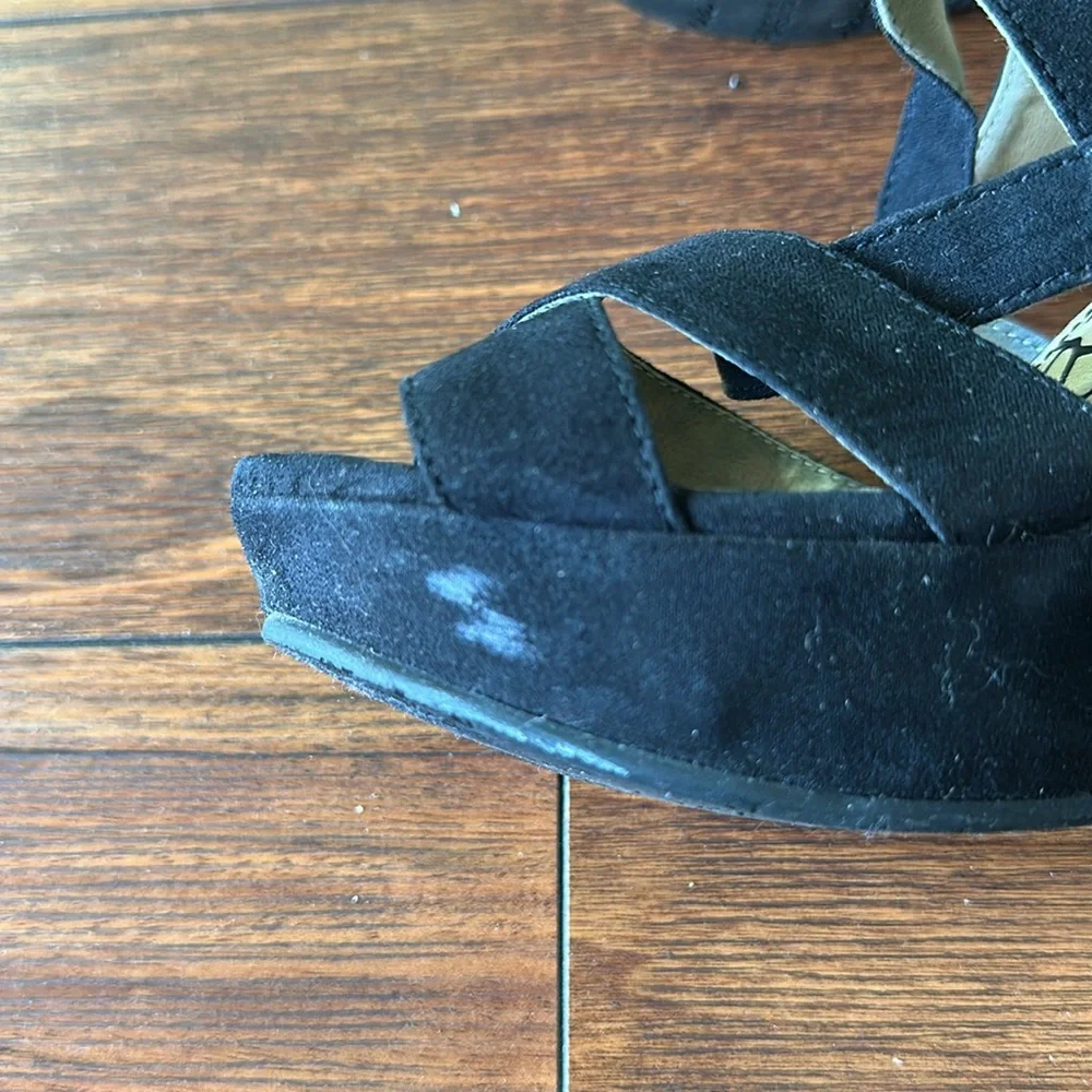 👡👡EUC American Rag Cie Centurion Style Open Toe Wedge Shoes👡👡